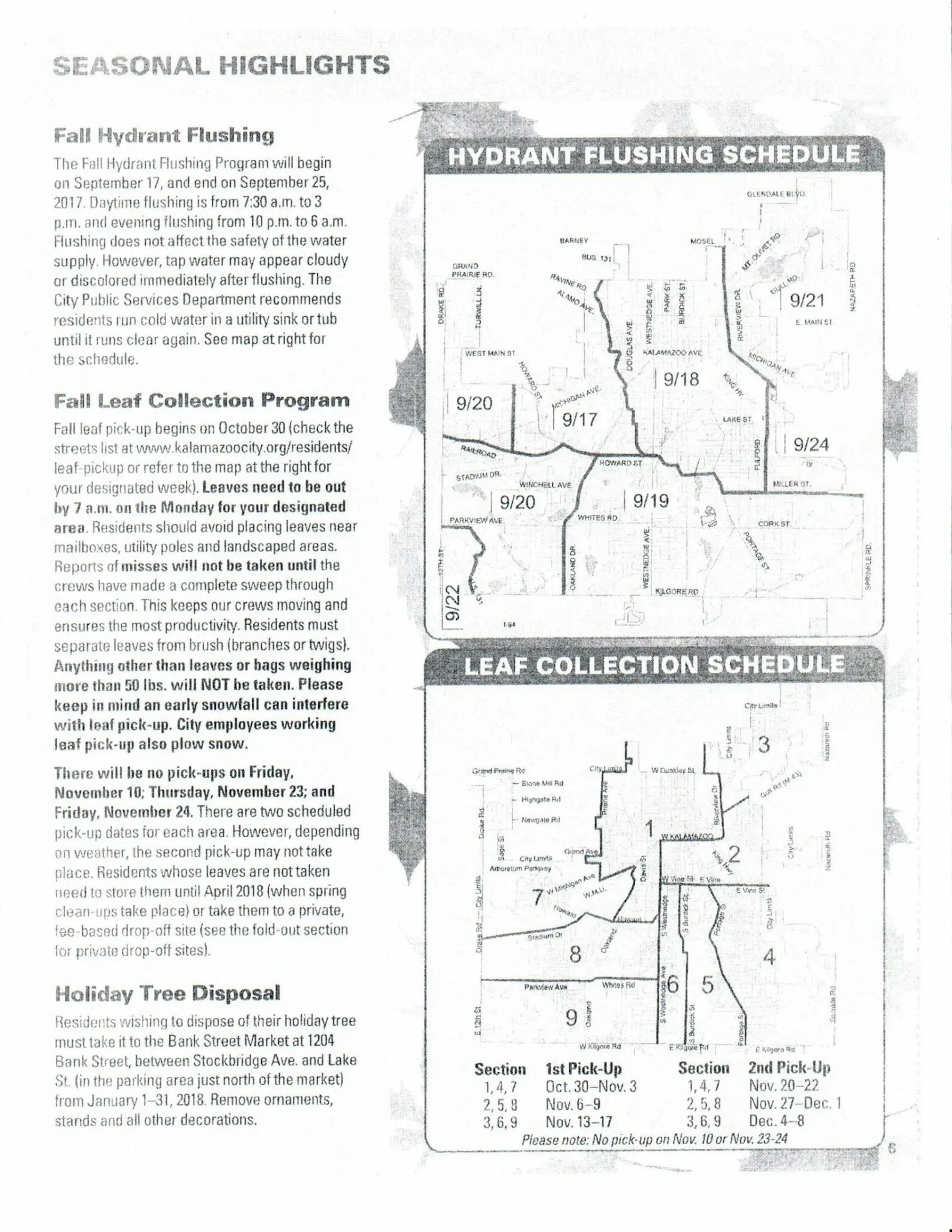 Kalamazoo Fall 2017 Hydrant Flushing pdf